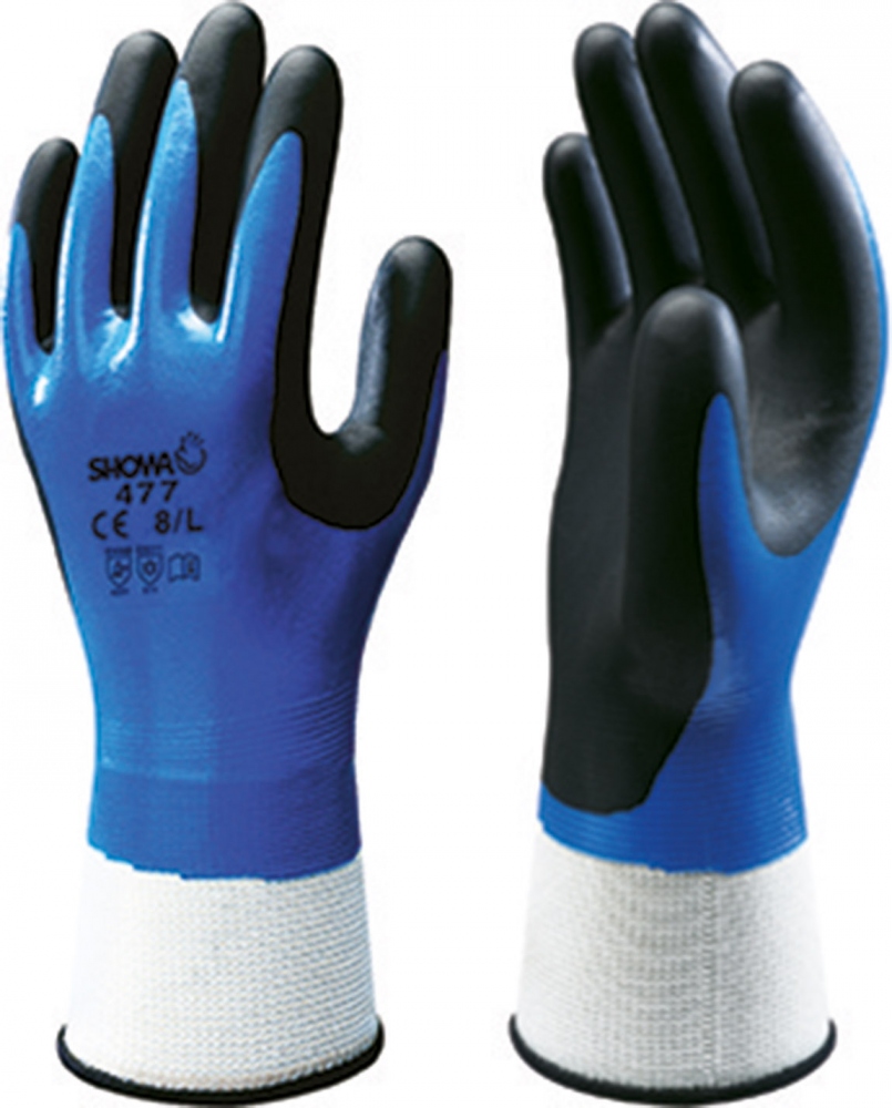 Găng tay bảo hộ Nitrile Showa Best 477 cỡ 7-10
