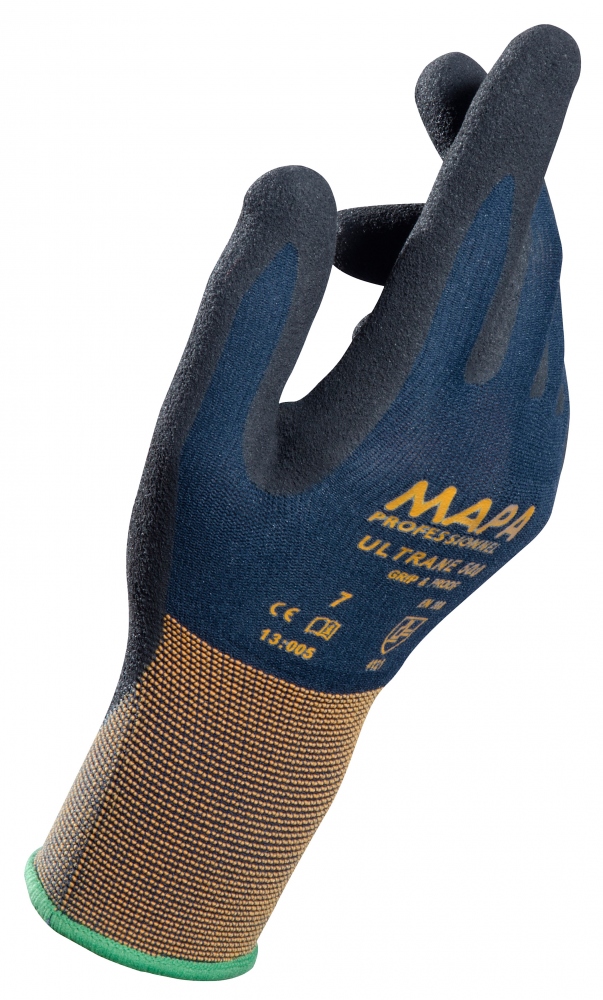 Găng tay bảo hộ Nitrile Mapa ULTRANE 500 kích cỡ 7-11