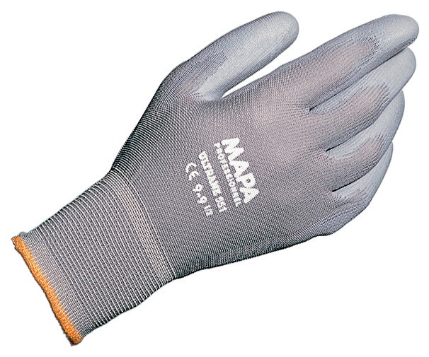 Găng tay bảo hộ Mapa Ultrane 551 bằng sợi Nylon dệt kim chất lượng cao, kích cỡ 6-11