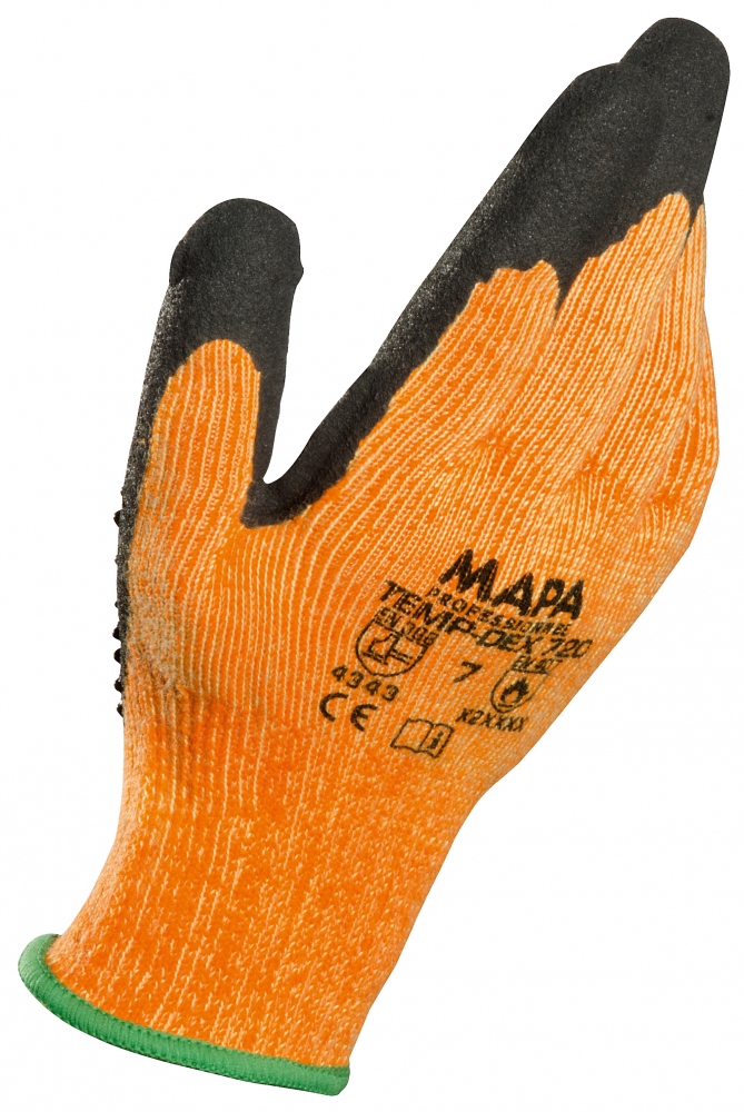 Găng tay bảo hộ Nitrile Mapa TEMP DEX Plus 720, kích cỡ 7-11