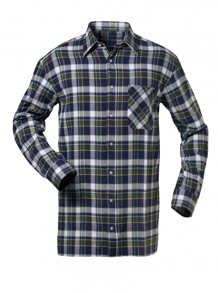 Áo sơ mi dạ kẻ caro Craftland 1721 JACKSON màu xanh đen/trắng/xanh lá size M-XXXXL