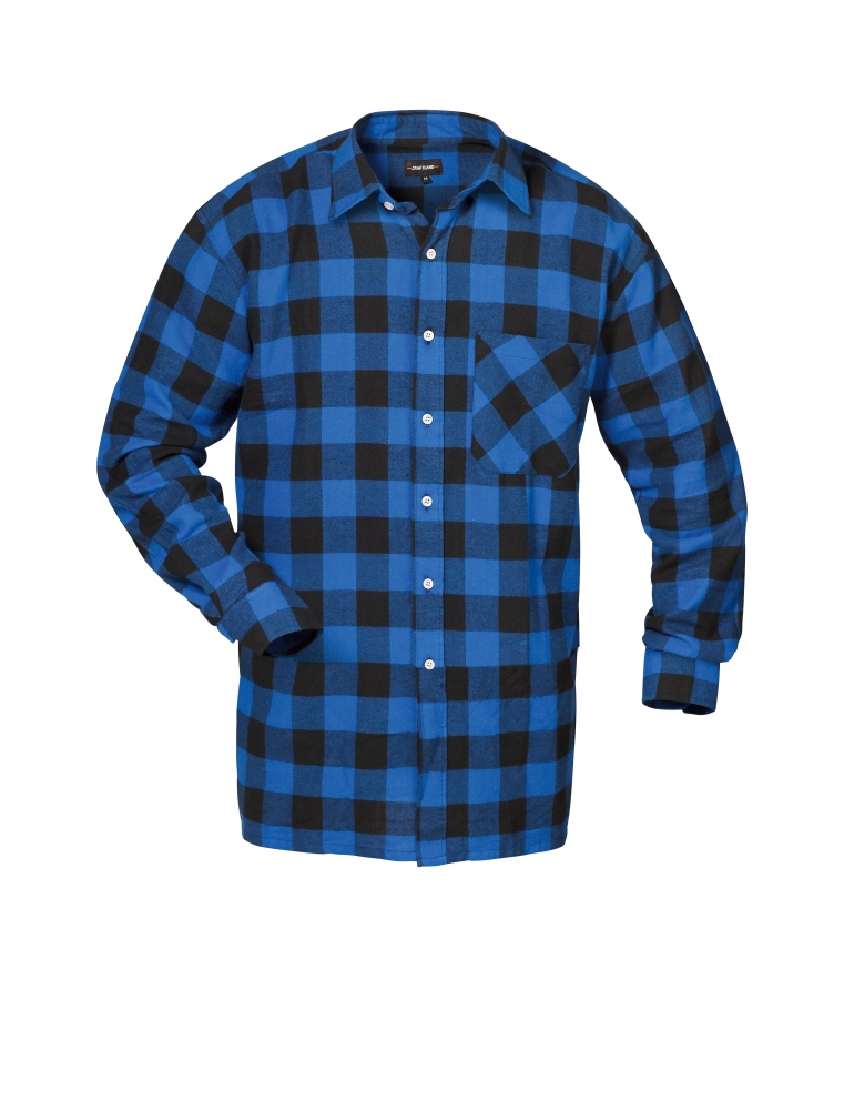 Áo sơ mi dạ kẻ Michigan Craftland 1722 màu xanh dương size M-XXXXL