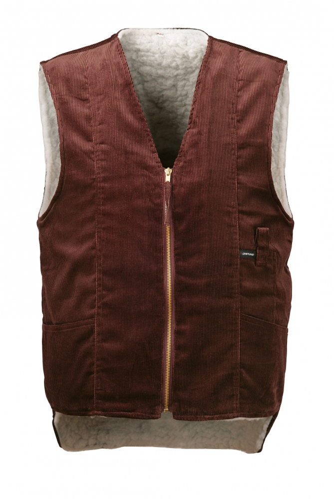 Craftland 1875 LÜNEBURG Áo phao gile màu nâu S-XXXXL