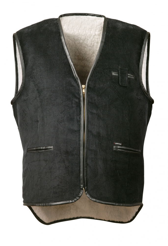 Craftland 1878 BUCHHOLZ Áo gile bảo hộ lót bông màu đen S–4XL