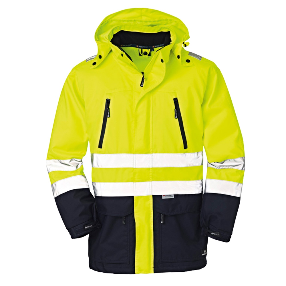 Áo khoác phản quang 4Protect 3405 DETROIT màu vàng huỳnh quang
