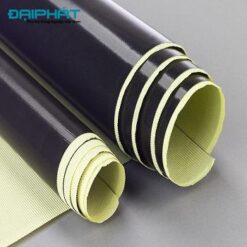 Vải chịu nhiệt Teflon (PTFE), keo dính, chống tĩnh điện, màu đen