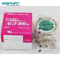 Băng keo chịu nhiệt CHUKOH AGF-100FR, 0.08mmx50mm