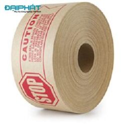 Băng keo giấy nâu Kraft thấm nước có chữ cảnh báo IPG CENTRAL Stop Caution Tape