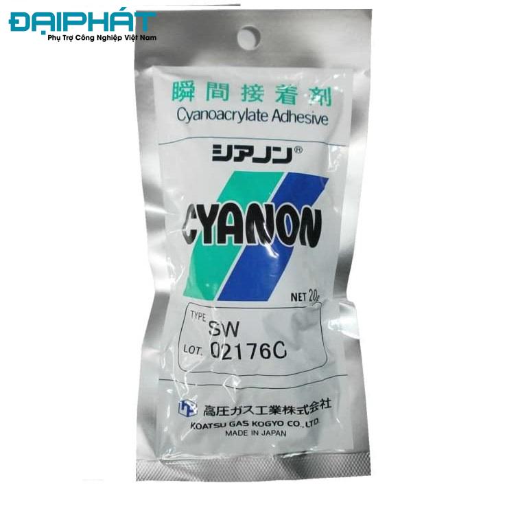 Keo dán nhựa, cao su Cyanon SW 1 Cyanon20SW20 BMA20VIETNAM 1607439529