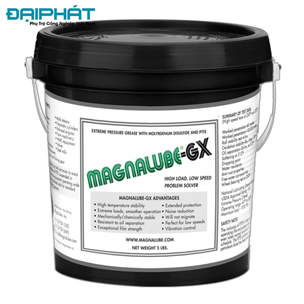 Mỡ bôi trơn chịu nhiệt PTFE Magnalube-GX, 2.25kg/can 1 Mo20boi20tron20chiu20nhiet20Magnalube GX20bma vietnam.com205LB 1685028599