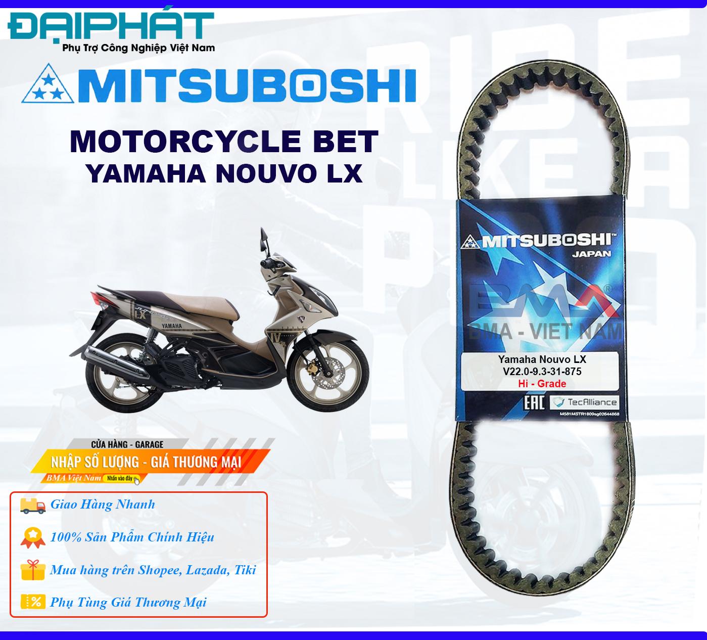 Dây curoa Mitsuboshi cho Yamaha NOUVO LX 1 Yamaha20Nouvo20LX20 20BMA20Viet20Nam 1676086830