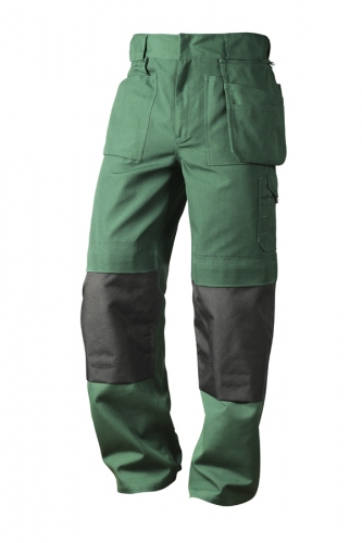 Quần bảo hộ lao động vải canvas Elysee 21938 GREEN ISLAND màu xanh lá/đen size 29