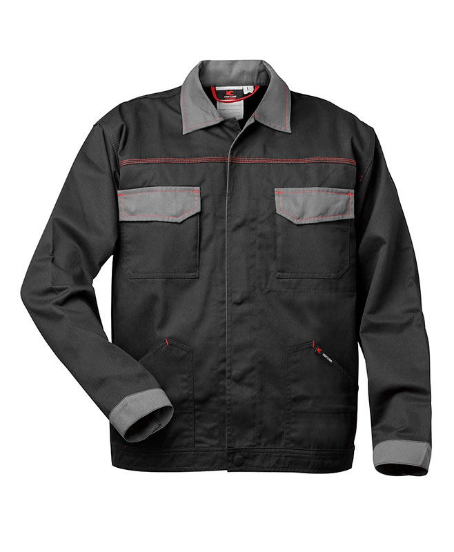 Craftland 22451 LOKEREN Áo khoác bảo hộ vải Twill phối màu đen/xám size S-XXXXL