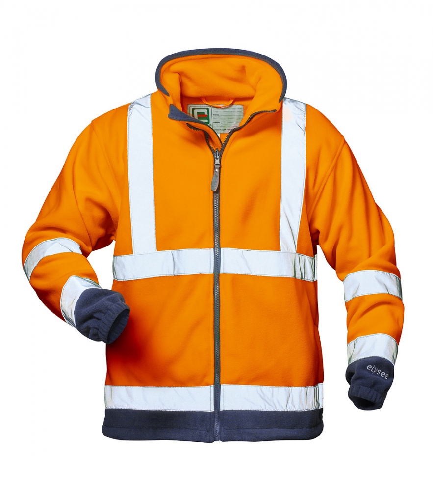 Áo khoác fleece phản quang Elysee BENEDIKT 22708 cam/xanh navy
