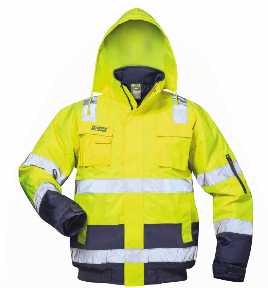 Áo bomber phản quang Class 3 Safestyle AXEL 23544 vàng/xanh