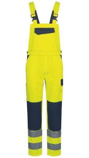Quần yếm bảo hộ phản quang Safestyle 23724 BORNA màu vàng/xanh đen cấp độ 2