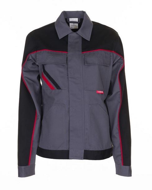 Áo khoác nữ Planam 2319 HIGHLINE màu xám đá/đen/đỏ