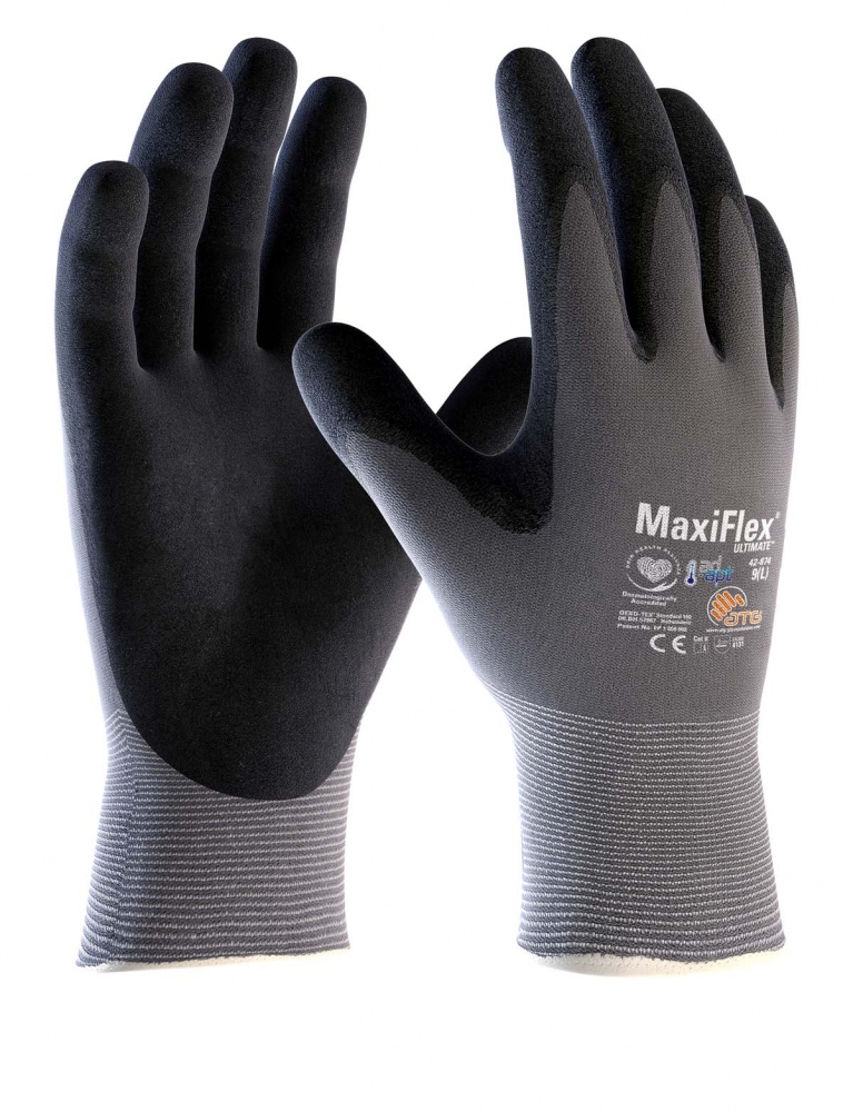 Găng tay bảo hộ siêu thoáng khí Maxiflex 42-874 Ultimate tích hợp công nghệ AD-APT