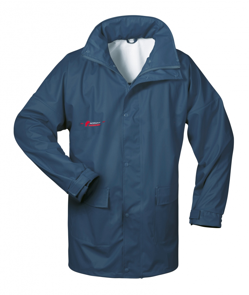 Áo mưa co giãn PU Norway 26405 Màu xanh đen tiêu chuẩn EN 343, size S-4XL