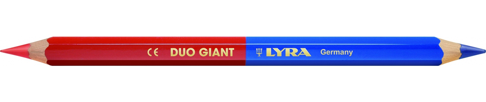 Lyra 2930101 Bút chì kiểm tra hai đầu Đỏ/Xanh dòng Duo Giant đường kính 10 mm