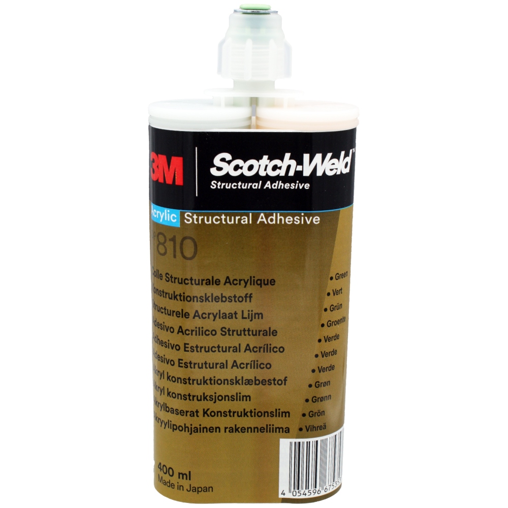 Keo cấu trúc hai thành phần Acrylic 3M Scotch-Weld DP810 màu xanh lá cây 400ml
