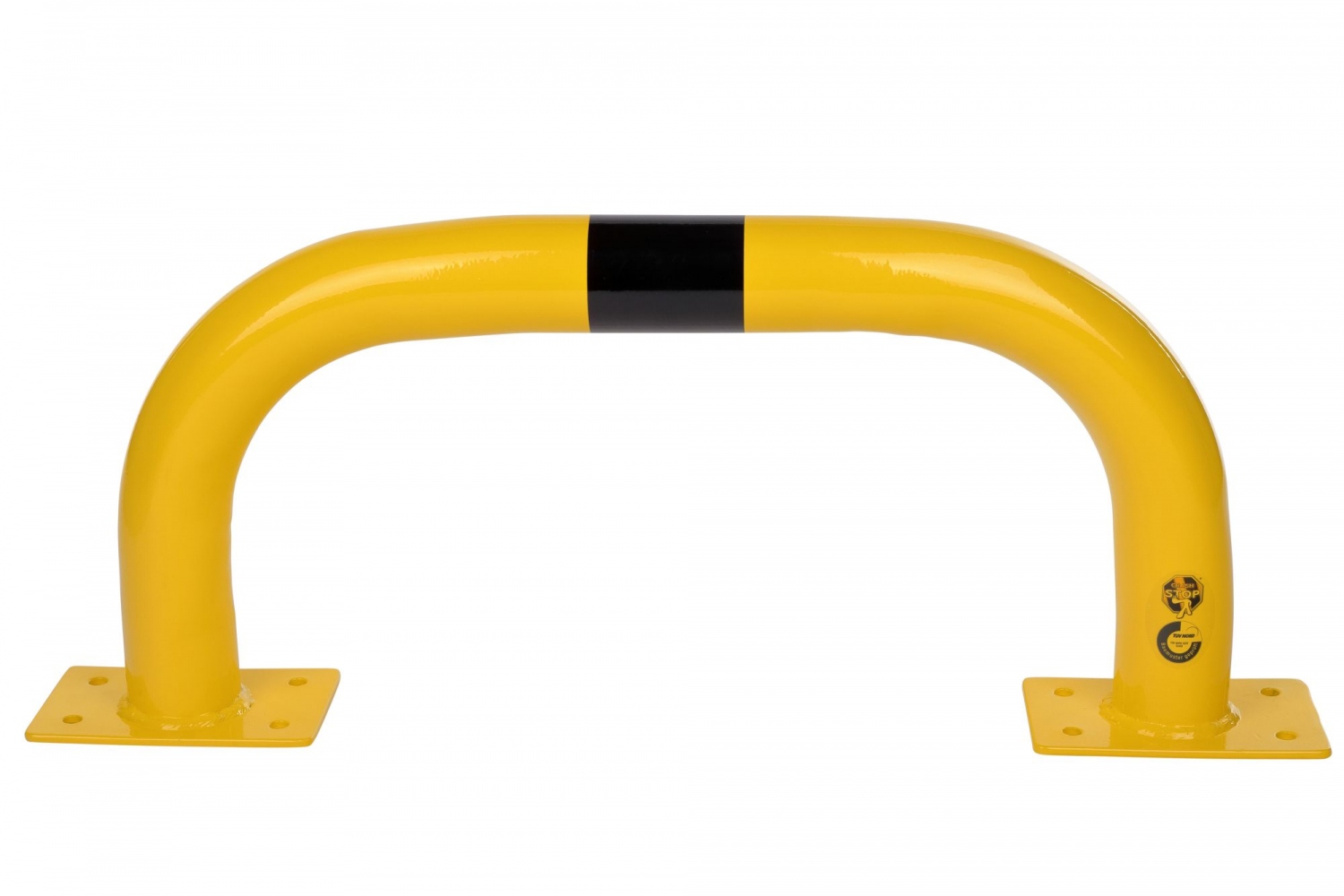 Thanh chắn bảo vệ hình chữ U CRASH STOP 30-20, Đen-Vàng, thép 75x35 cm