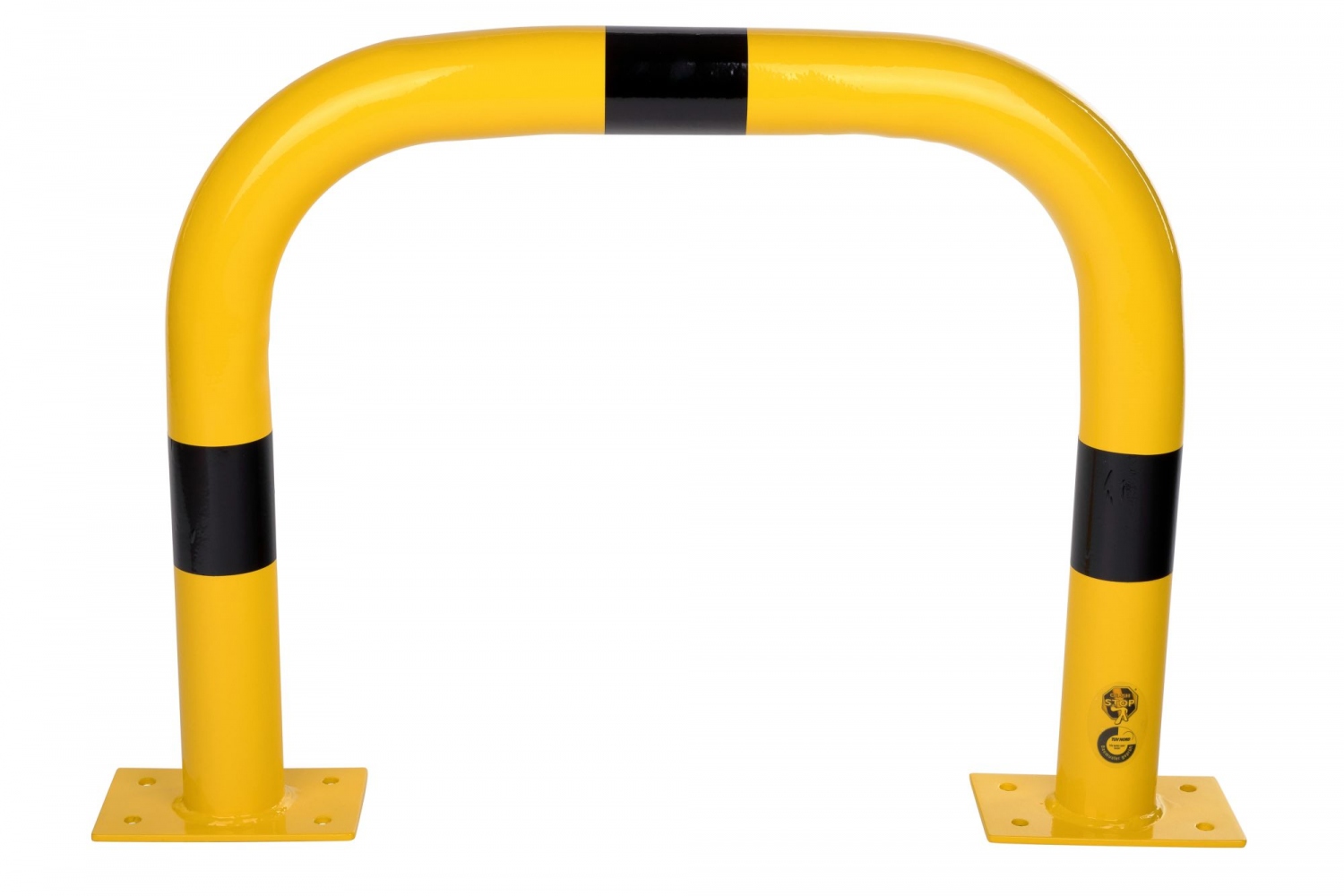 Thanh bảo vệ hình chữ U CRASH STOP 30-40, màu đen-vàng, thép 75x60 cm