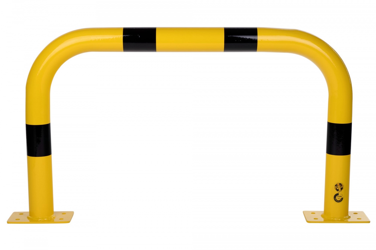 Thanh chắn bảo vệ hình chữ U CRASH STOP 30-50, Vàng-Đen 100x60 cm bằng thép