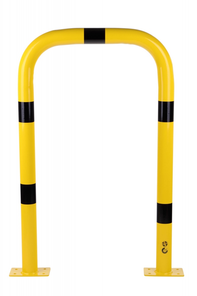 Thanh chắn bảo vệ hình chữ U CRASH STOP 30-60, Màu Đen-Vàng, Thép 75x120 cm