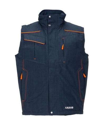 Áo vest phản quang Planam 3397 màu xanh đen/cam