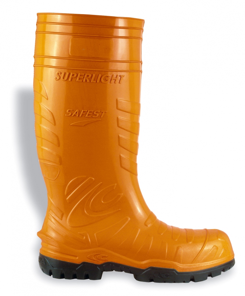 Ủng bảo hộ Cofra siêu nhẹ bằng nhựa PU màu cam tiêu chuẩn S5 - size 38-48