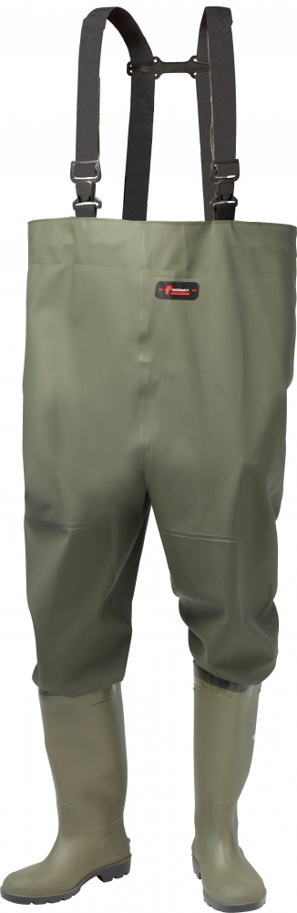 Quần lội nước câu cá cao cấp kèm ủng PVC size 40-47, Na Uy 37110