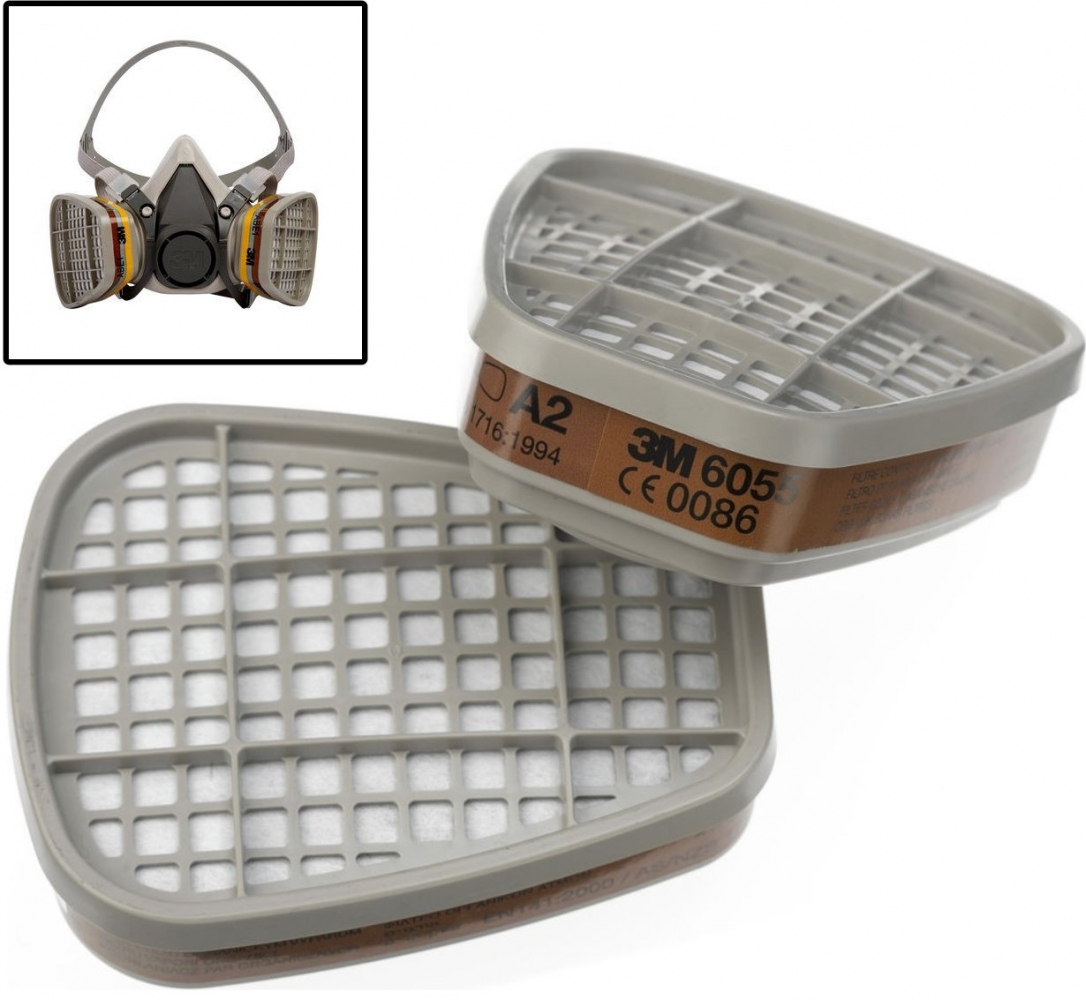 Phin lọc hơi hữu cơ 3M 6055 tiêu chuẩn A2