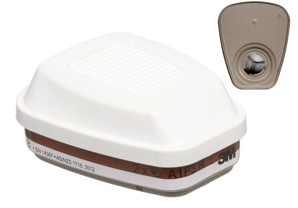 Phin lọc hơi hữu cơ và bụi 3M 6091 A1P3 R