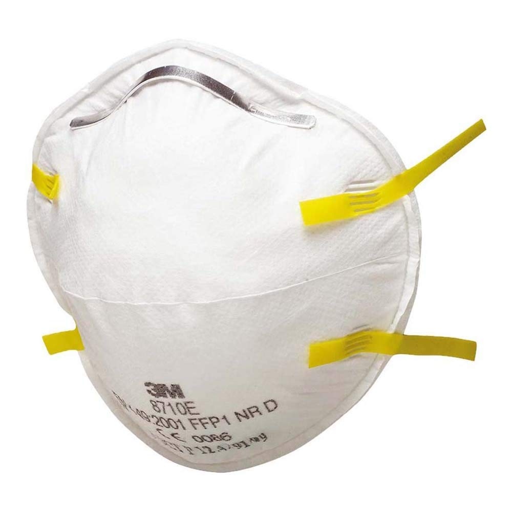 Khẩu trang chống bụi 3M 8710E tiêu chuẩn FFP1 dùng cho chà nhám thủ công