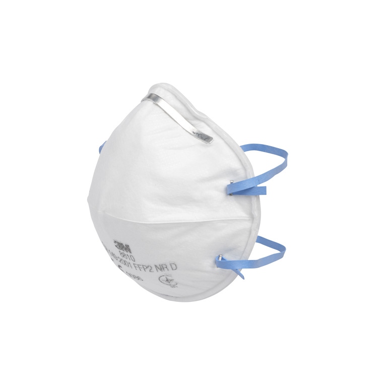Khẩu trang chống bụi khi chà nhám thủ công và sử dụng dụng cụ điện 3M 8810 tiêu chuẩn FFP2 NR D