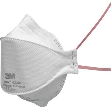 Khẩu trang lọc bụi và kháng khuẩn 3M 9330+ AURA FFP3 NR D loại dùng một lần không có van thở