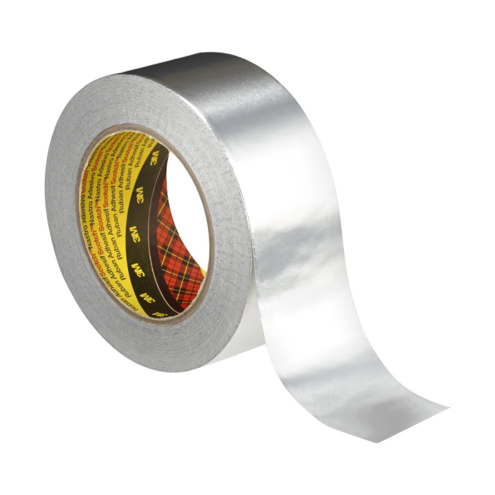 Băng keo nhôm 3M 431 màu bạc 75mm x 55m x 0,09mm