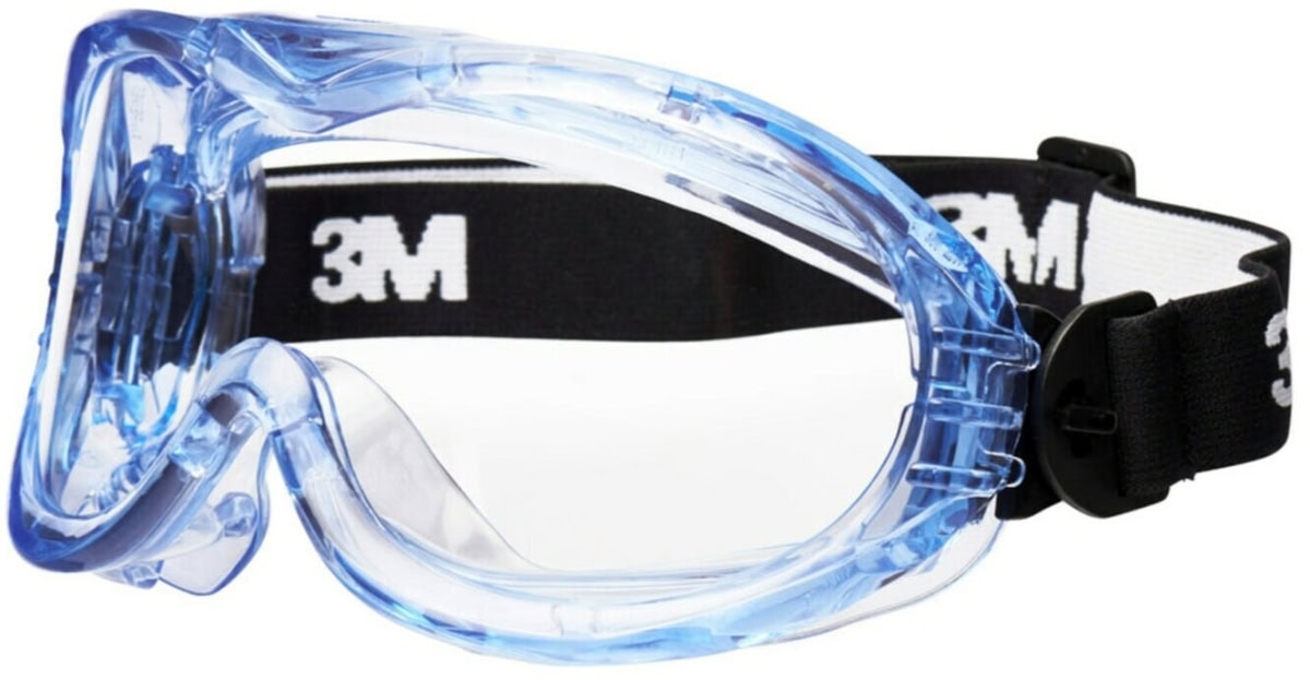 Kính bảo hộ 3M Fahrenheit chống sương mù/chống trầy xước, tròng kính trong suốt