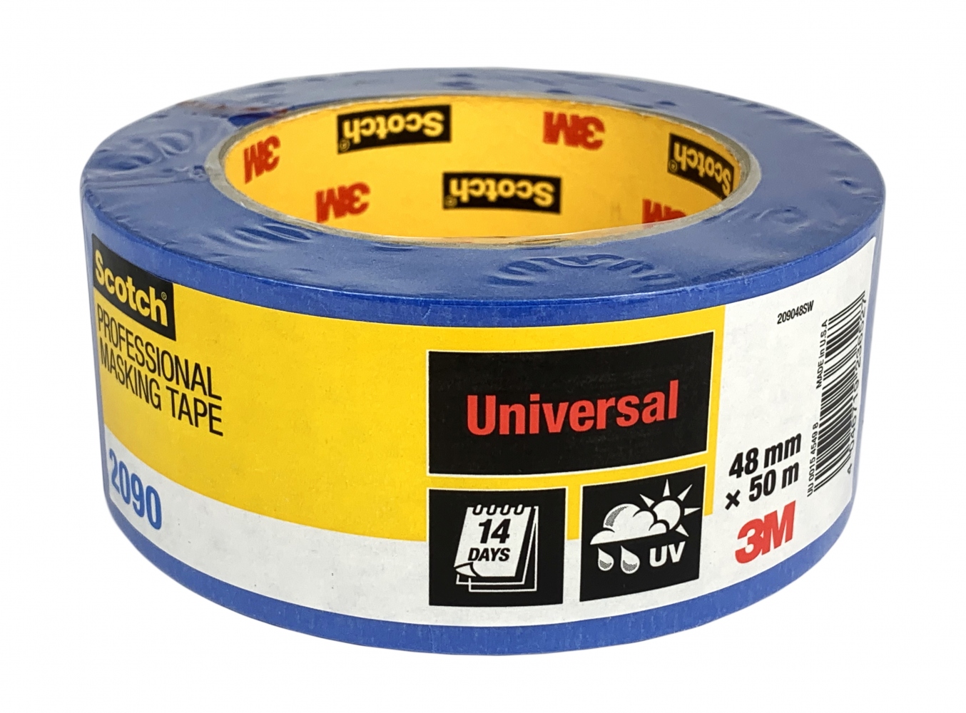 Băng keo giấy che sơn 3M Scotch 2090 màu xanh dương 48mm x 50m