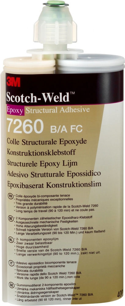 Keo dán kết cấu epoxy hai thành phần 3M Scotch-Weld 7260 FC 400ml