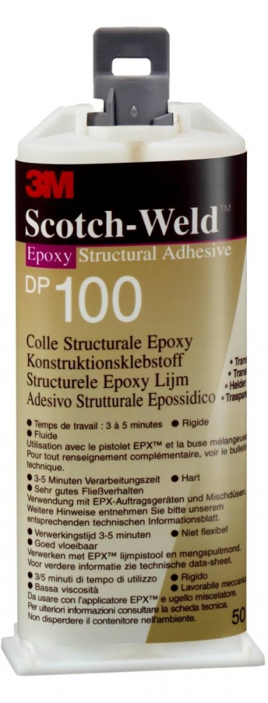 Keo dán cấu trúc epoxy hai thành phần 3M Scotch-Weld DP100 dung tích 50ml