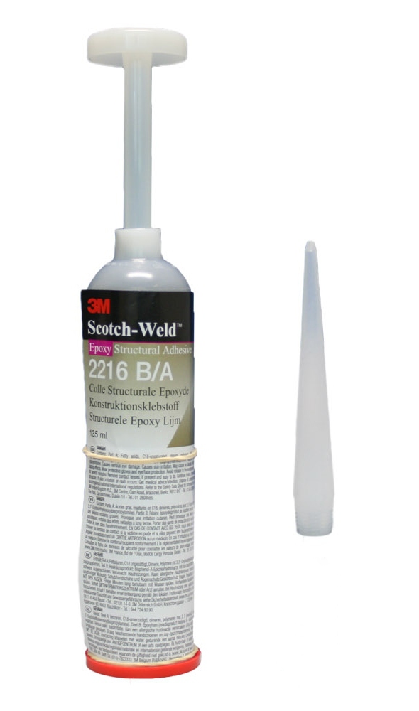 Keo epoxy hai thành phần 3M Scotch-Weld 2216 B/A dẻo màu xám 135ml