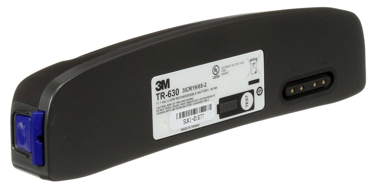 Pin sạc 3M Versaflo TR-630 thời lượng 6-10 giờ cho dòng TR-600