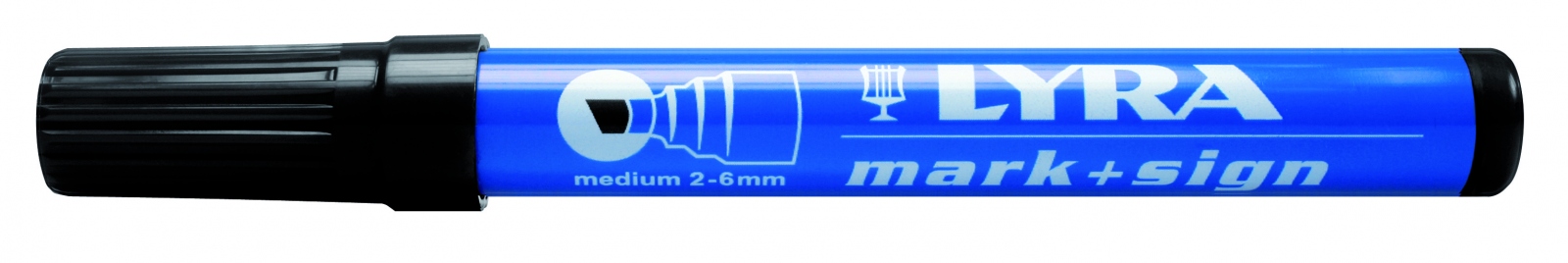 Bút lông dầu Lyra 40100 Mark+Sign MEDIUM ngòi 2-6 mm không xóa được