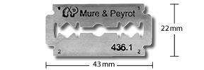 Lưỡi dao thép không gỉ Mure & Peyrot 436.1