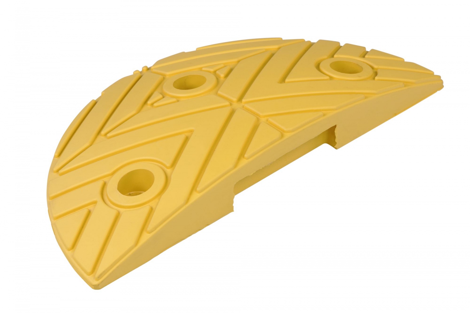 CRASH STOP 47530 Miếng kết thúc gờ giảm tốc, màu vàng, D25 R42 C7,5 cm