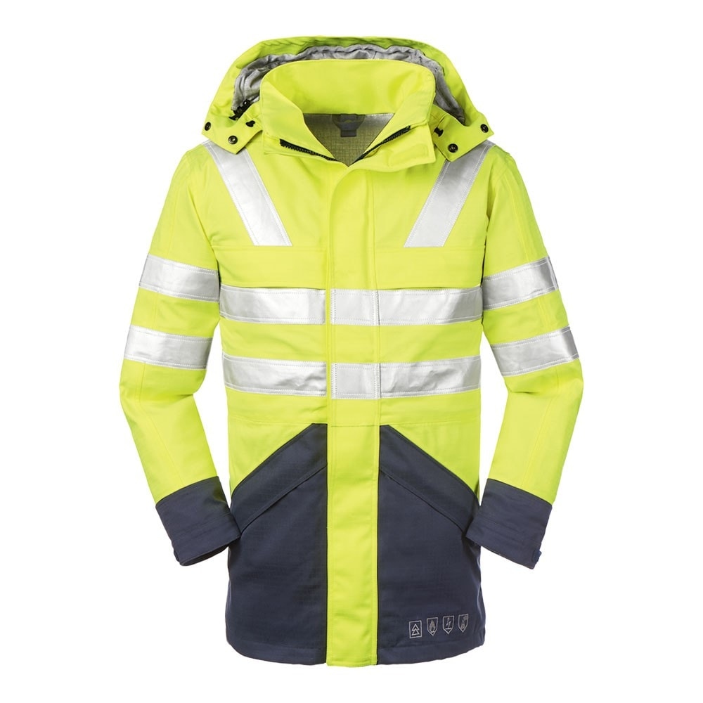 Áo khoác Parka đa năng phản quang 4Protect 3510 EDMONTON vàng/xanh đen