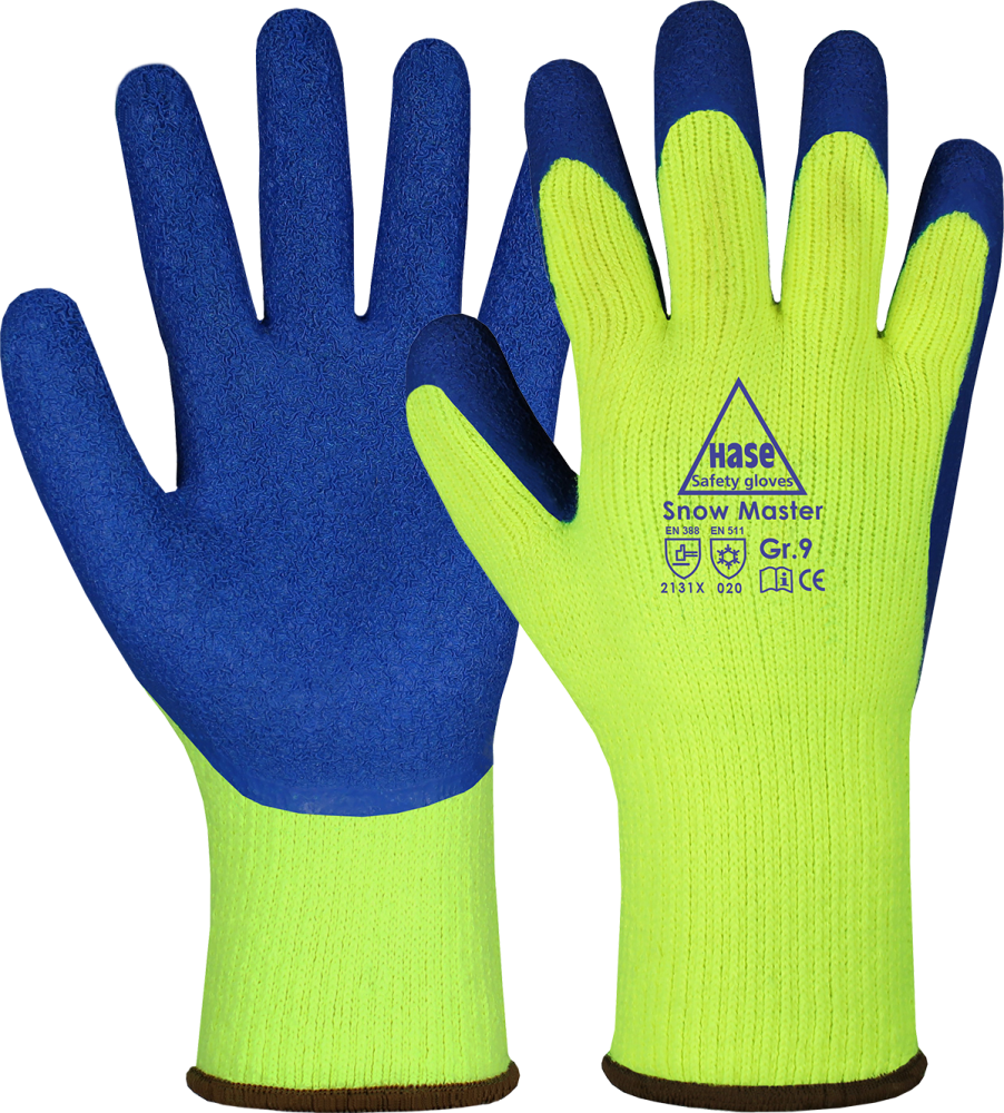 Găng tay bảo hộ mùa đông Hase SNOW MASTER phủ lớp cao su latex
