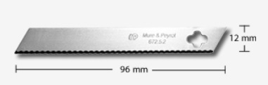 Lưỡi dao cắt Mure & Peyrot 672.5.2 dùng cho công nghiệp thực phẩm